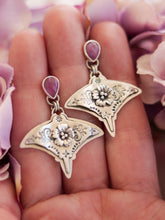 Load image into Gallery viewer, Graceful Guardian Earrings - Manta Ray
