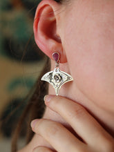 Load image into Gallery viewer, Graceful Guardian Earrings - Manta Ray