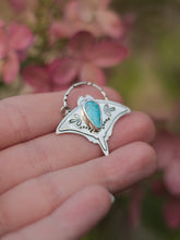 Load image into Gallery viewer, #1 Graceful Guardian - Manta Ray Tourquoise Necklace