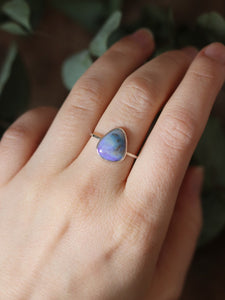 Dainty Australian Opal Ring Size 6.25