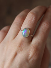 Load image into Gallery viewer, Dainty Ethiopian Opal Ring Size 7
