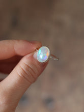 Load image into Gallery viewer, Dainty Ethiopian Opal Ring Size 7