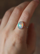 Load image into Gallery viewer, Dainty Ethiopian Opal Ring Size 7
