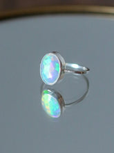 Load image into Gallery viewer, Dainty Ethiopian Opal Ring Size 7