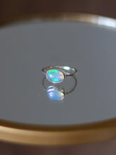 Load image into Gallery viewer, Dainty Ethiopian Opal Ring Size 6.75