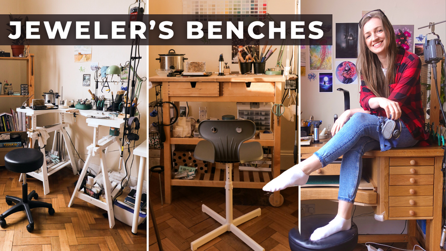 Jeweler's bench ideas: DIY, Ikea Trolleys, Professional Bench