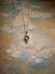 Nymphéas, 1908 Necklace 4 with Tourmaline & Rose Quartz