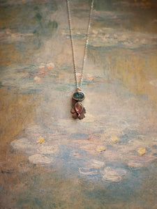 Nymphéas, 1908 Necklace 2 with Tourmaline
