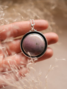 Impressions of Dawn Necklace with Pink Jasper