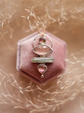 Load image into Gallery viewer, Impressions of Spring with Tourmaline, Aquamarine &amp; Rose Quartz