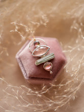 Load image into Gallery viewer, Impressions of Spring with Tourmaline, Aquamarine &amp; Rose Quartz