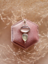 Load image into Gallery viewer, Wisteria Necklace with Rose Quartz &amp; Prehnite