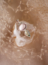 Load image into Gallery viewer, Wisteria Necklace with Rose Quartz &amp; Prehnite