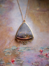 Load image into Gallery viewer, Nymphéas Necklace 1 with Starry Sky Agate