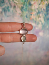 Load image into Gallery viewer, Wisteria Necklace with Rose Quartz &amp; Prehnite