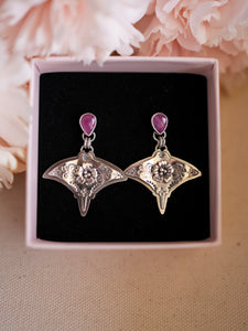 #3 Graceful Guardian Earrings - Manta Ray