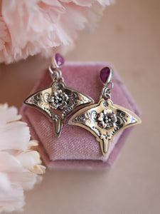 #3 Graceful Guardian Earrings - Manta Ray