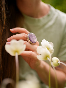 Lepidolite Ring Size 6.75