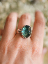 Load image into Gallery viewer, Custom Secret Flower Ring with Fluorite