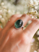 Load image into Gallery viewer, Custom Secret Flower Ring with Fluorite