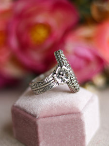 Size 8.5 Rose Quartz Sakura Ring