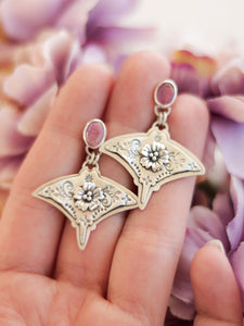 #1 Graceful Guardian Earrings - Manta Ray