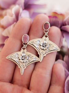 #1 Graceful Guardian Earrings - Manta Ray