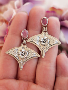 #1 Graceful Guardian Earrings - Manta Ray