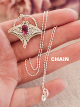 Load image into Gallery viewer, #3 Graceful Guardian - Manta Ray Tourmaline Necklace
