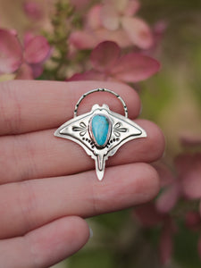 #5 Graceful Guardian - Manta Ray Tourquoise Necklace