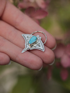 #5 Graceful Guardian - Manta Ray Tourquoise Necklace