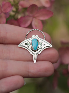 #5 Graceful Guardian - Manta Ray Tourquoise Necklace