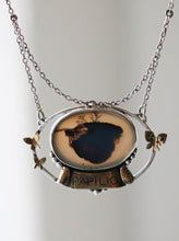 Load image into Gallery viewer, PAPILIO Necklace with Moss Agate