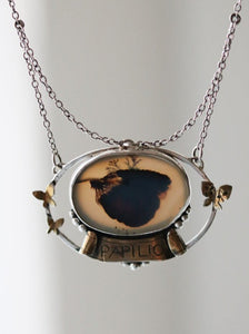 PAPILIO Necklace with Moss Agate