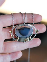 Load image into Gallery viewer, PAPILIO Necklace with Moss Agate