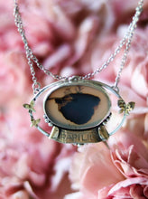 Load image into Gallery viewer, PAPILIO Necklace with Moss Agate