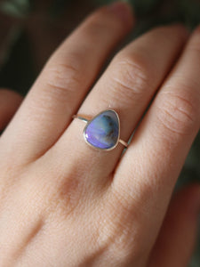 Dainty Australian Opal Ring Size 6.25