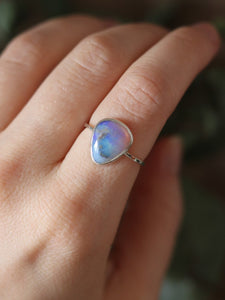 Dainty Australian Opal Ring Size 6.25