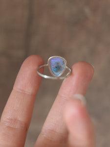Dainty Australian Opal Ring Size 6.25