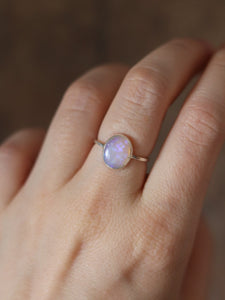 Dainty Australian Opal Ring Size 5.5